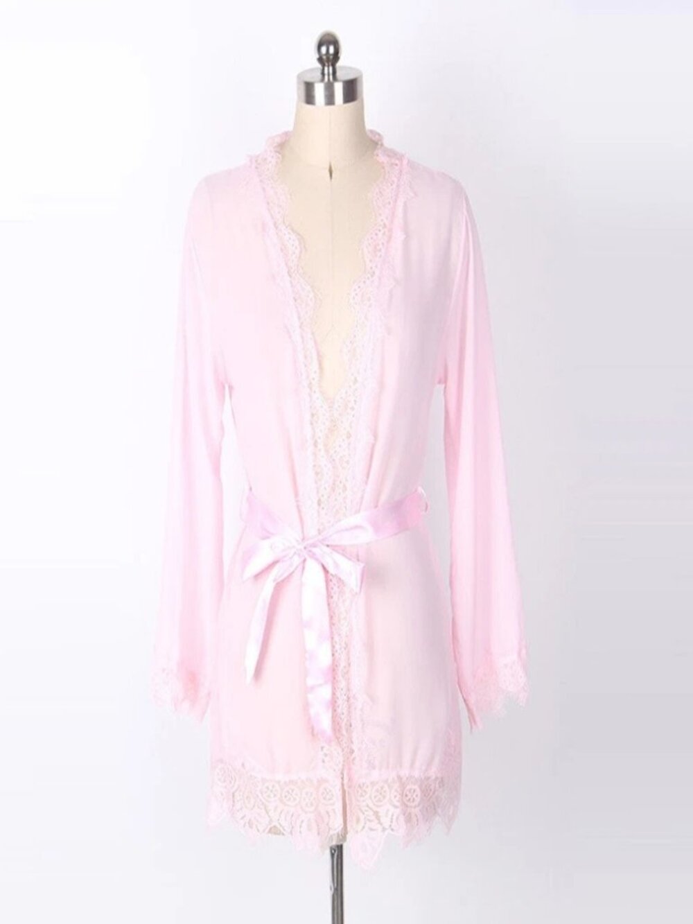 Women's Sexy Pajamas Lingerie Lace Robe Nightdress Sleepwear Babydoll Bodysuit - Picture 5 of 11